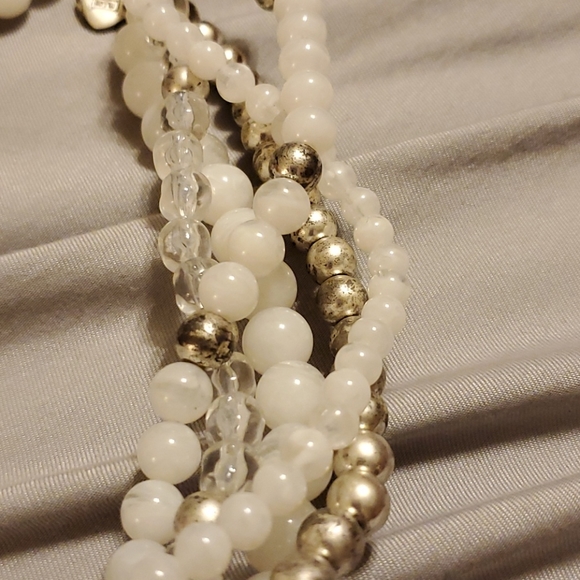 GIVENCHY Sterling silver 925,white faux pearls - Picture 6 of 6